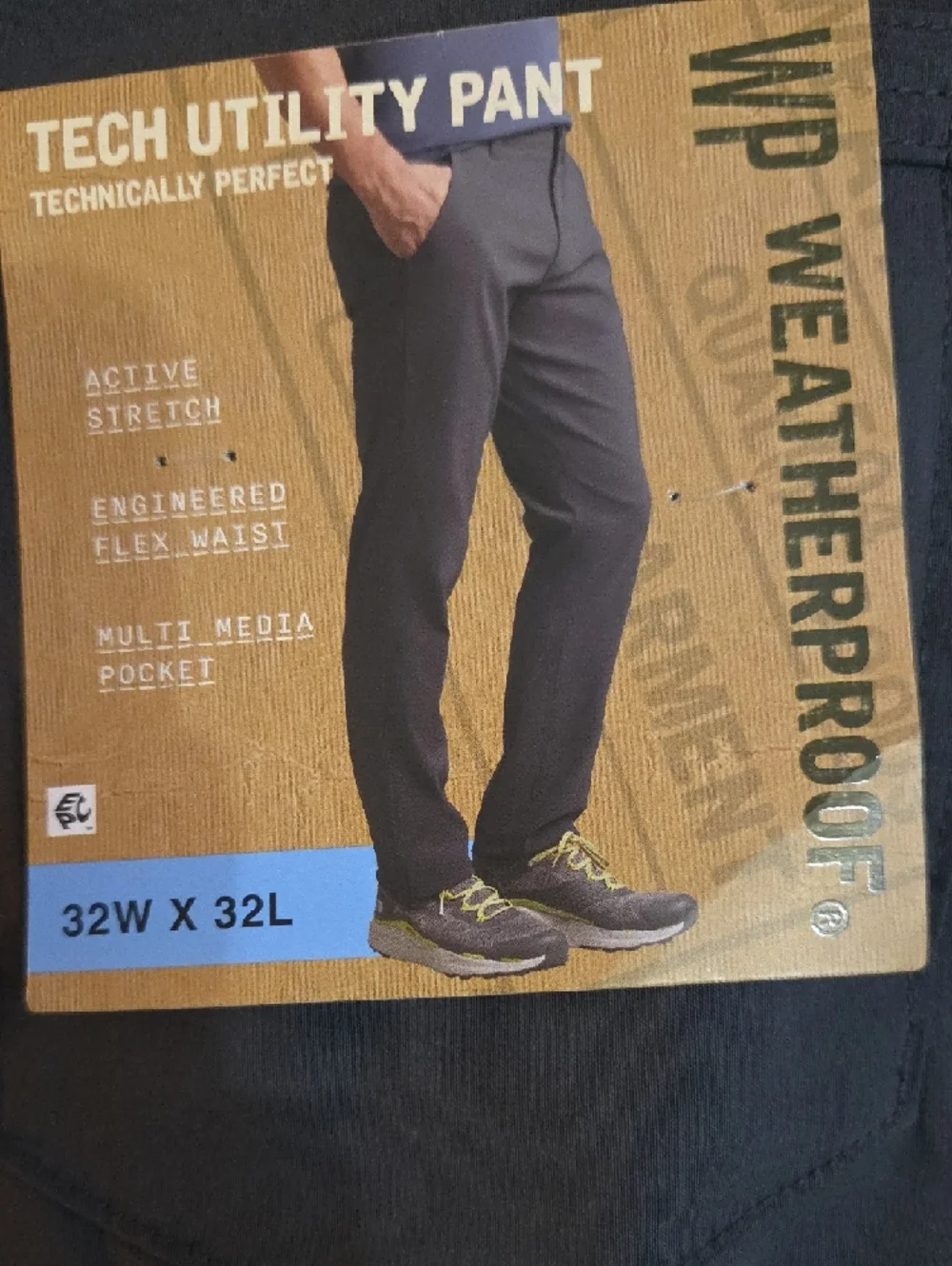Weatherproof Men's Chinos - Charcoal